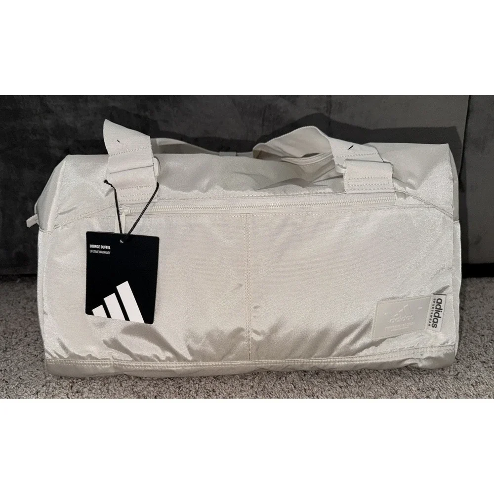adidas Alumina / Beige‎ Unisex Lounge Duffel (5158448) NWT
